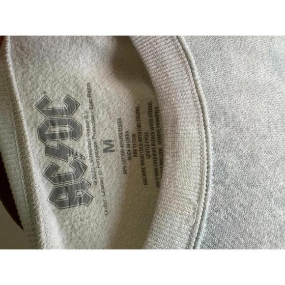 AC/DC Pastel Tye Dye Graphic Sweatshirt - Picture 4 of 5